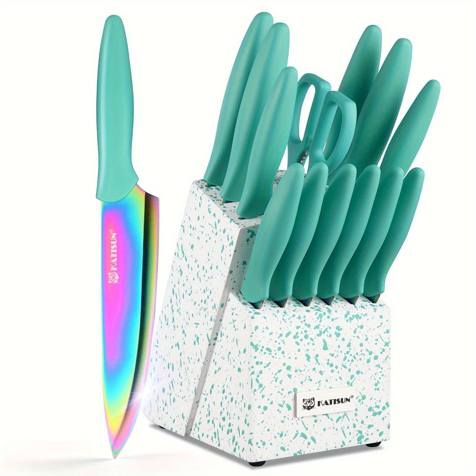 Ensemble de 15 pièces de cuisine en acier inoxydable avec revêtement antiadhésif – Image 7