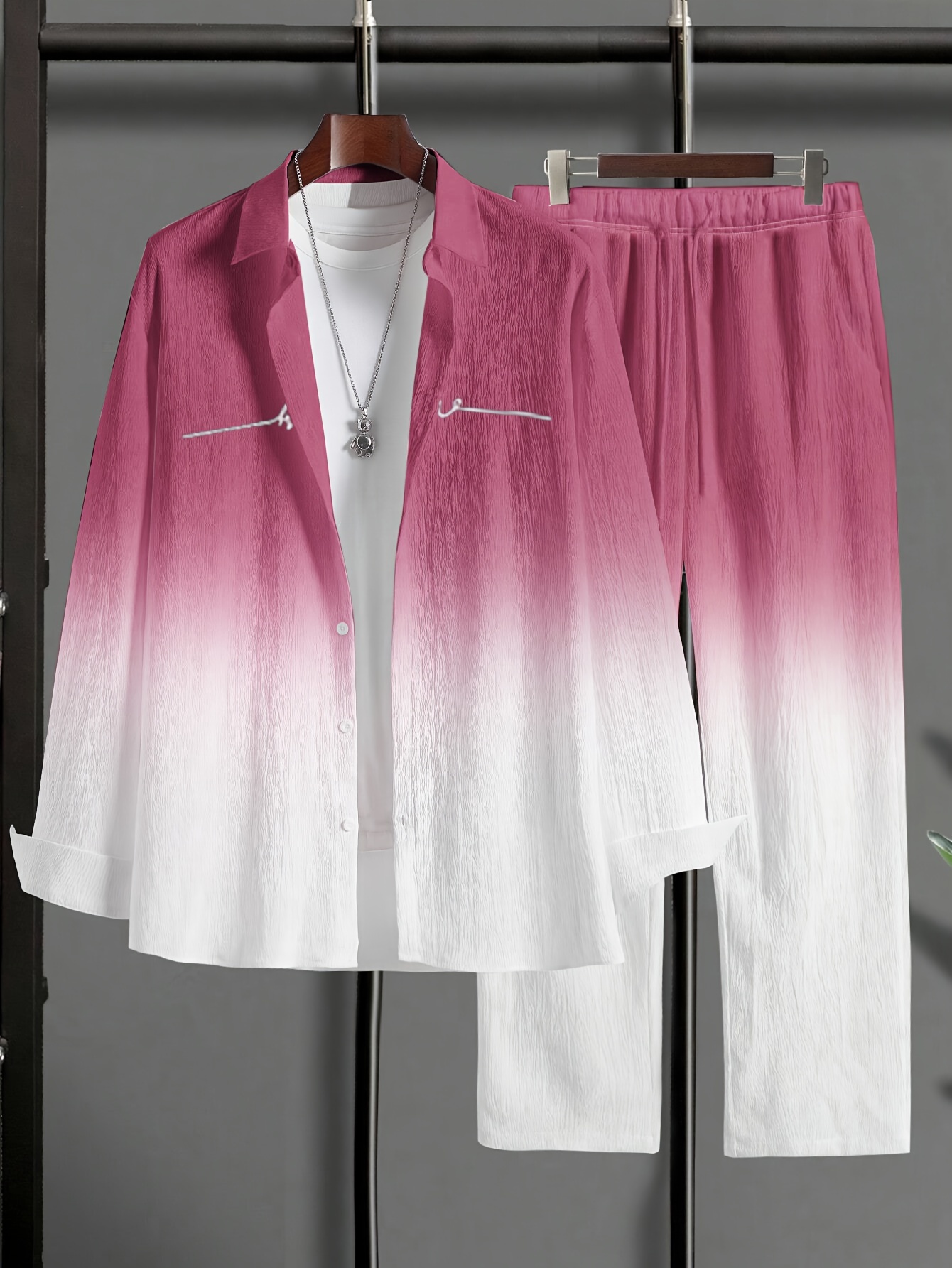 Ensemble décontracté pantalon & chemise – Image 10