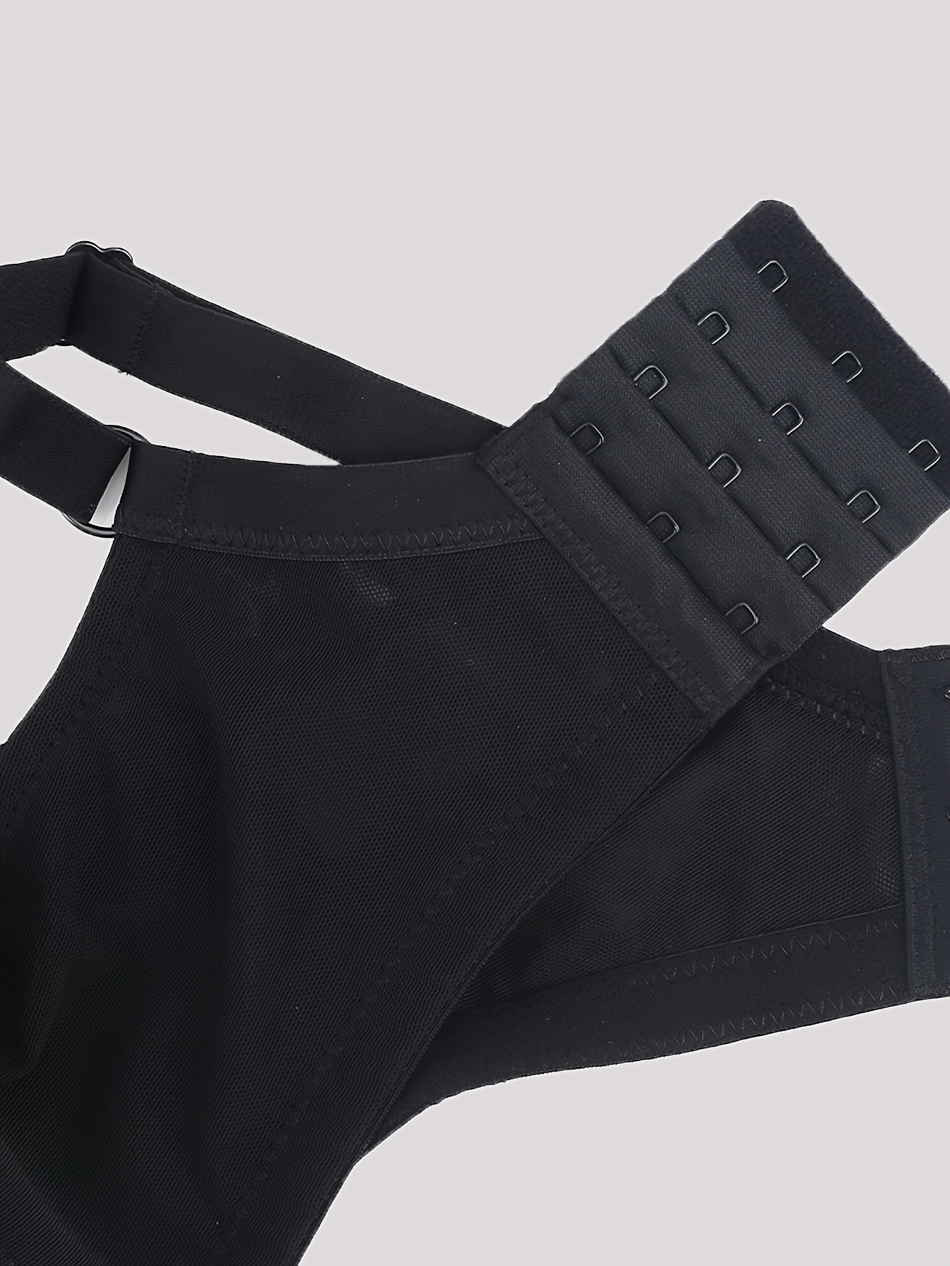 Soutien gorge sexy en dentelle avec armatures sans rembourrages en tissu tricoté non extensible – Image 6