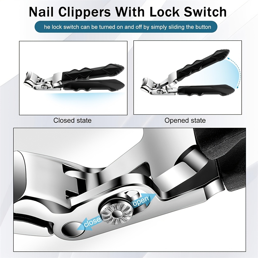 Coupe-ongle ergonomique en acier inoxydable – Image 7