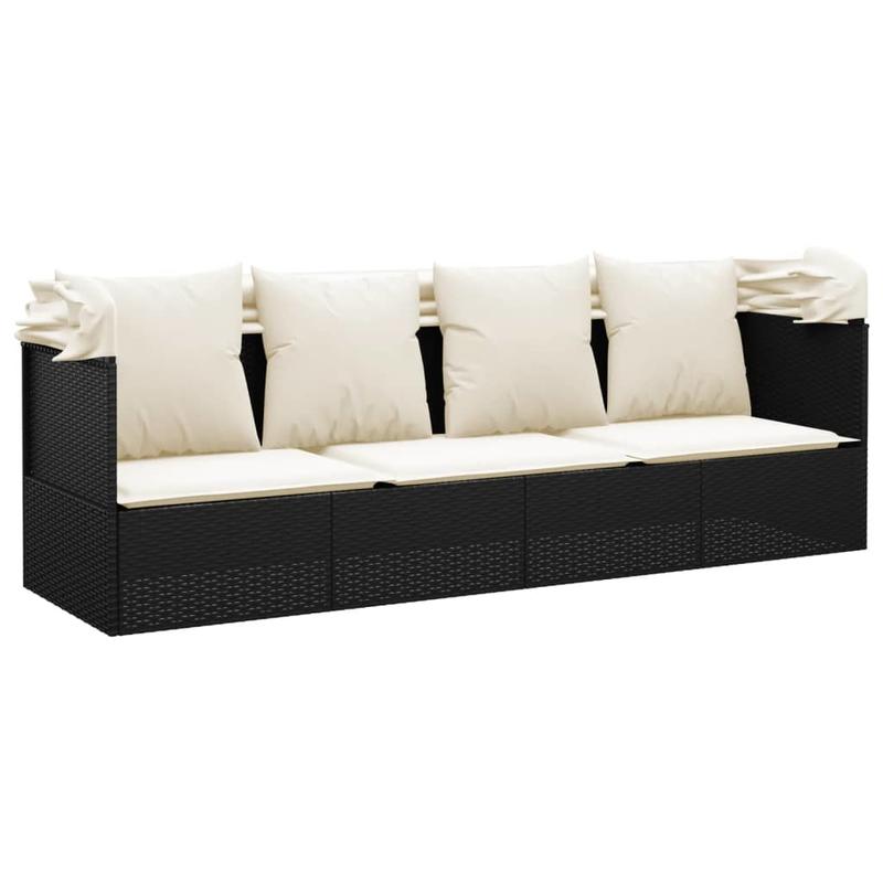 Lit de salon extérieur en résine tressée – Image 8