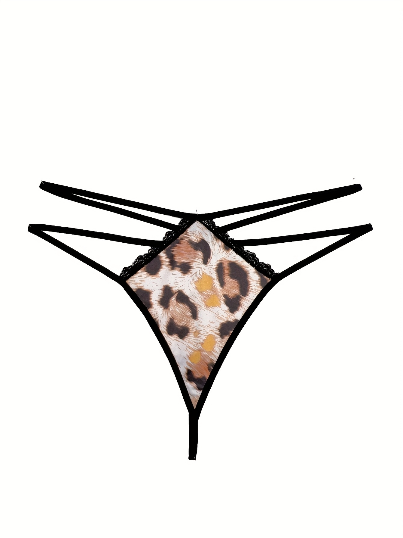 Strings sexy en dentelle imprimé léopard – Image 6