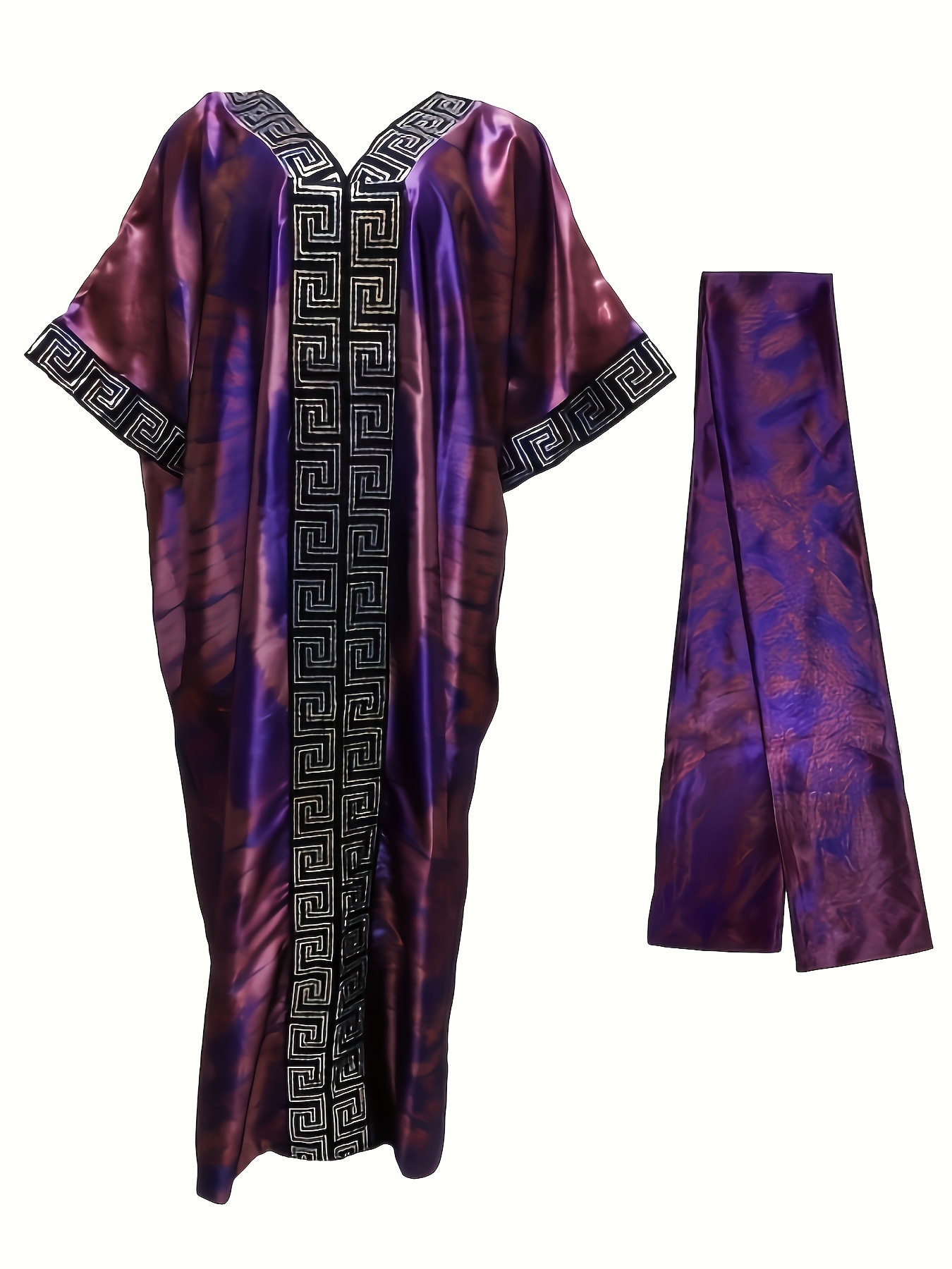 Robe africaine à paillettes boubou – Image 4