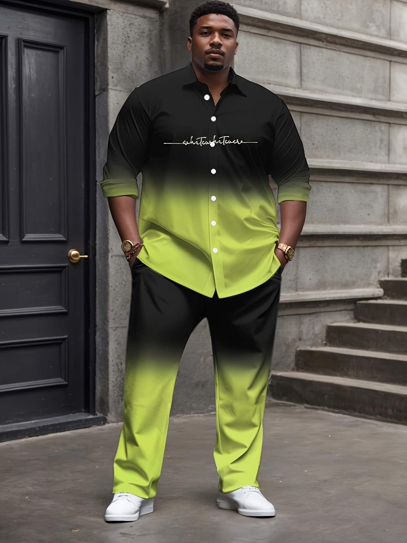 Ensemble décontracté pantalon & chemise – Image 6