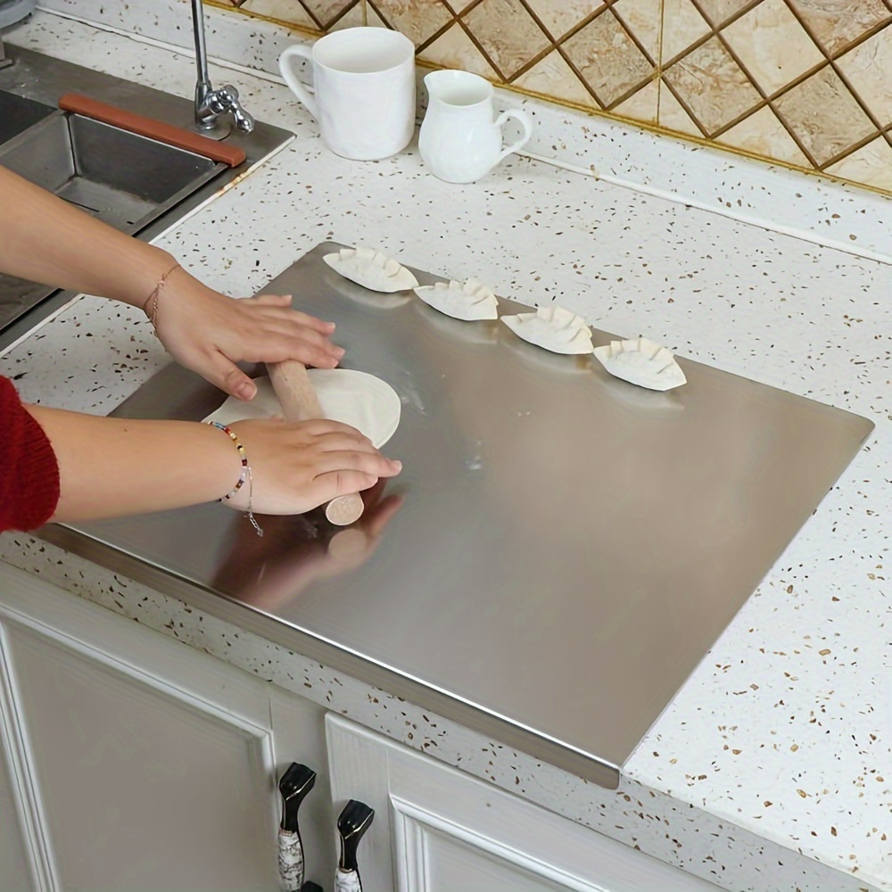 Planche géante à découper en acier inoxydable – Image 2