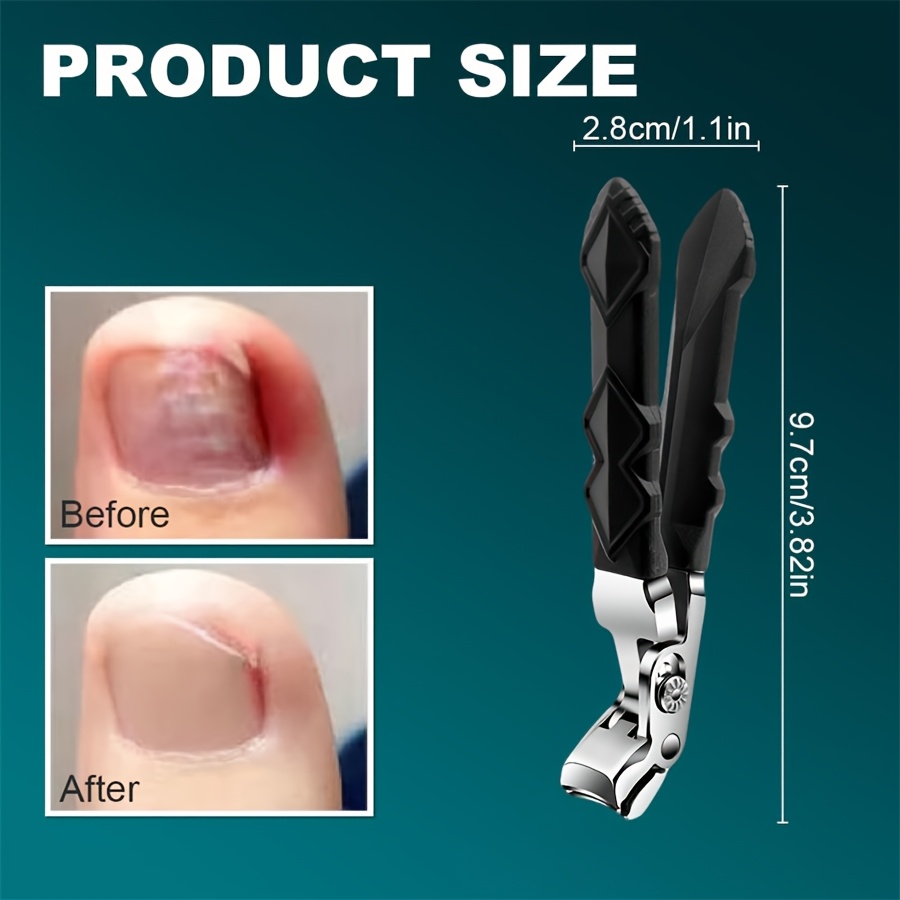Coupe-ongle ergonomique en acier inoxydable – Image 6