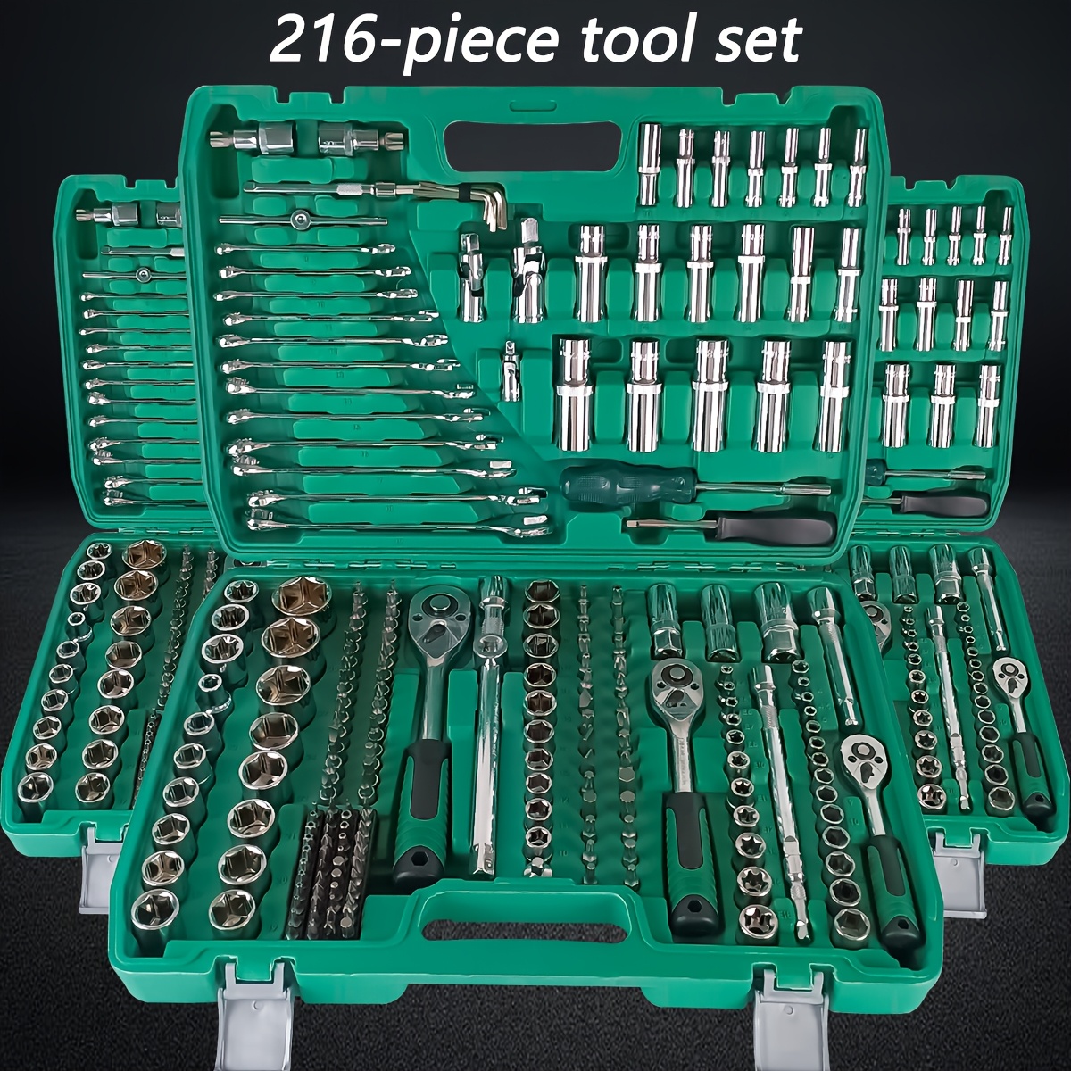 Caisse à outils de 53, 121, 151, 216 pièces – Image 3