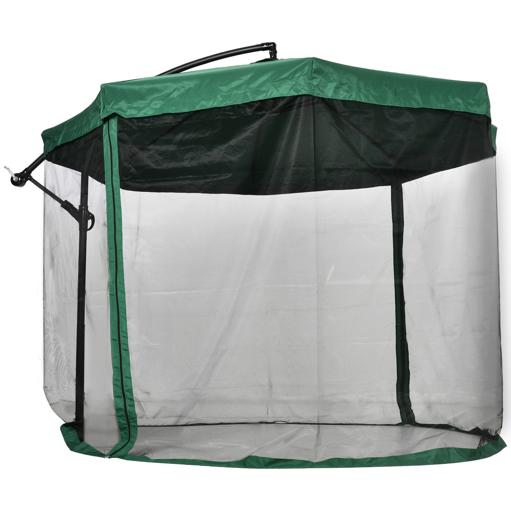 Parasol octogonal avec moustiquaire 295/242 H cm – Image 6