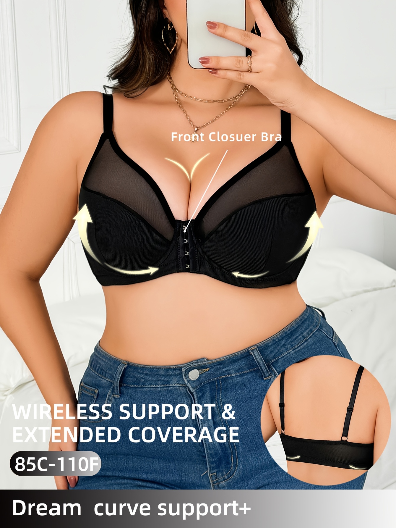 Soutien gorge avec armatures en maille – Image 5