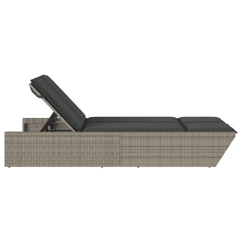 Chaise double longue avec coussins – Image 5