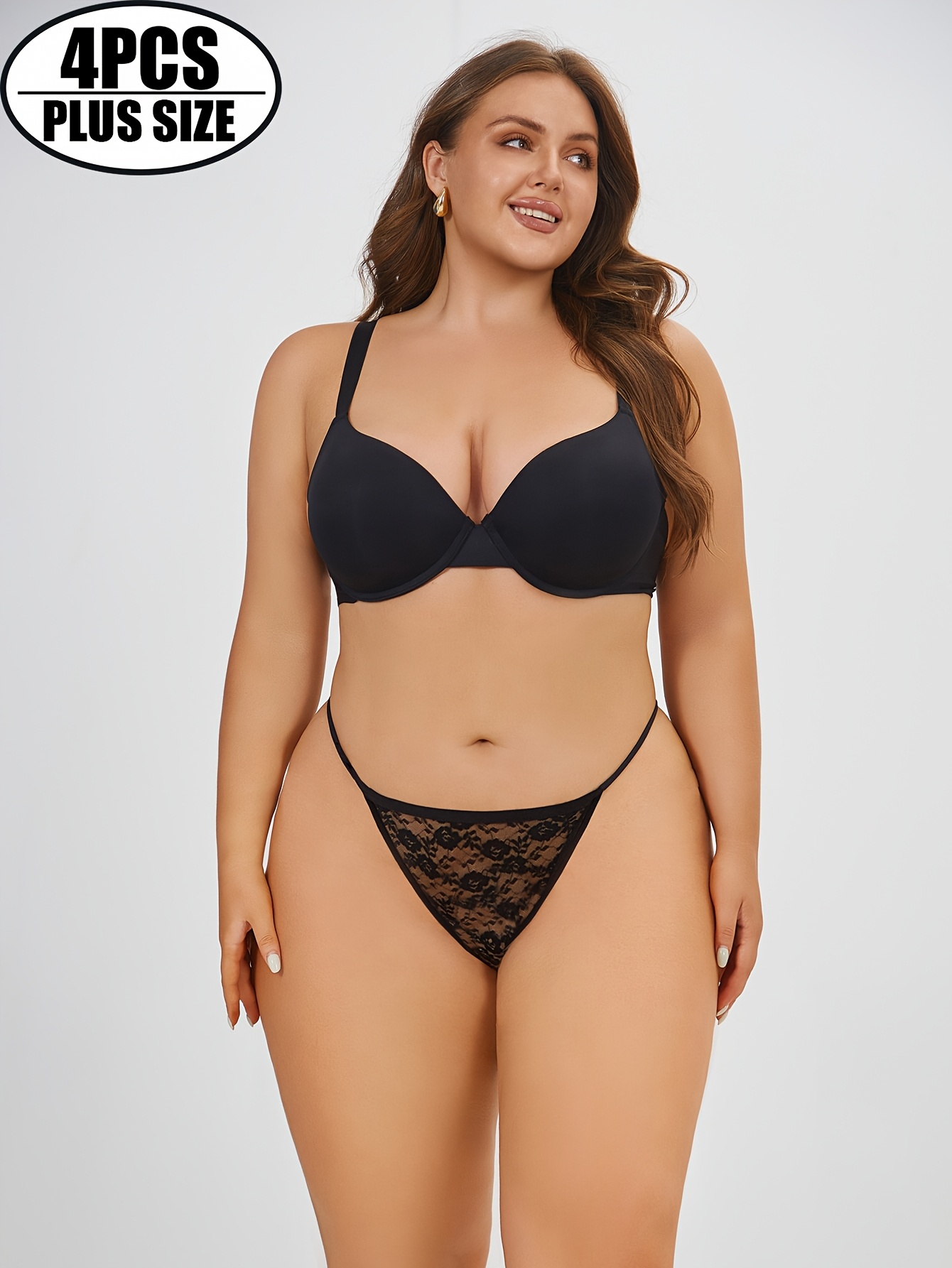 Strings sexy en dentelle semi-transparente – Image 4