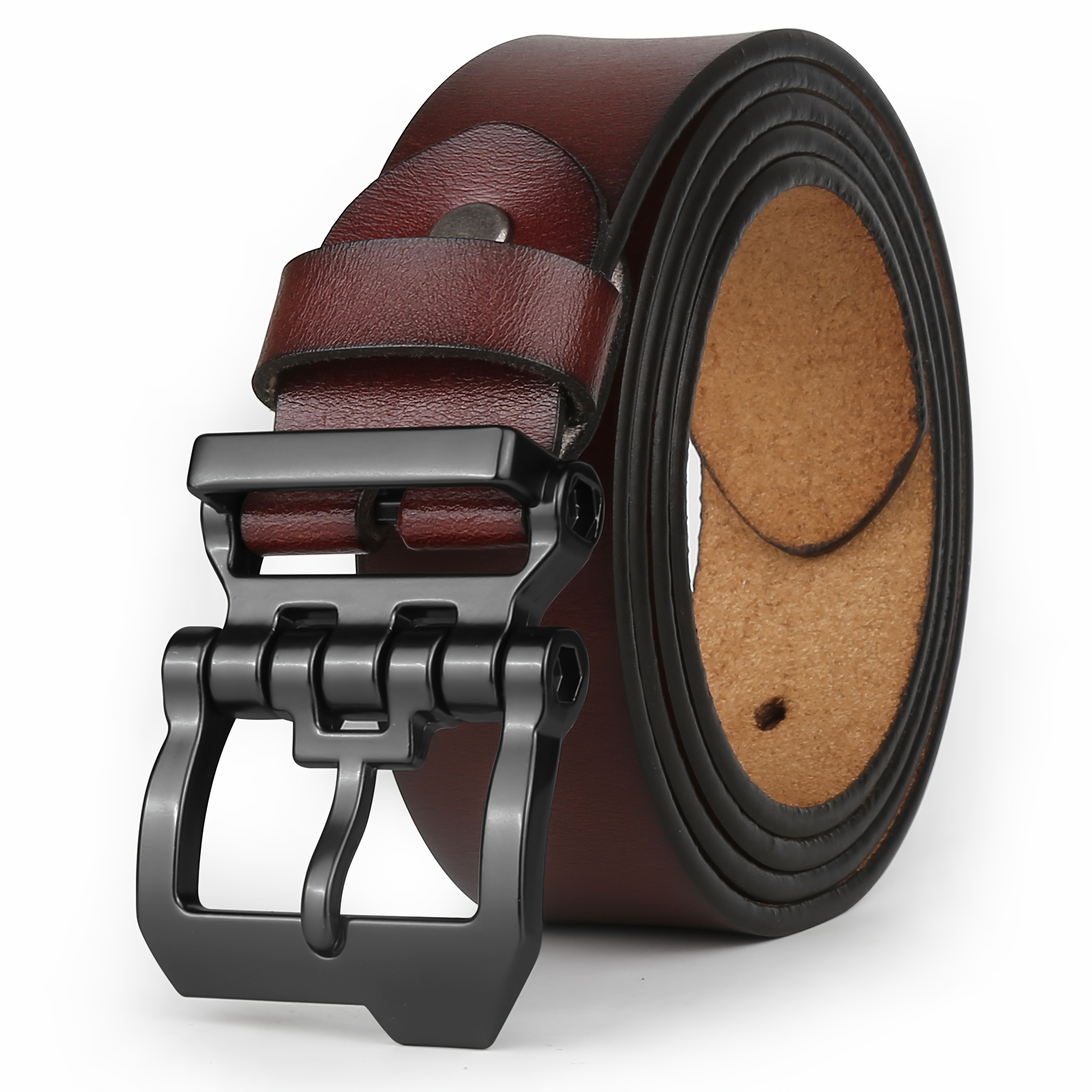 Ceinture en cuir de vache avec boucle en alliage