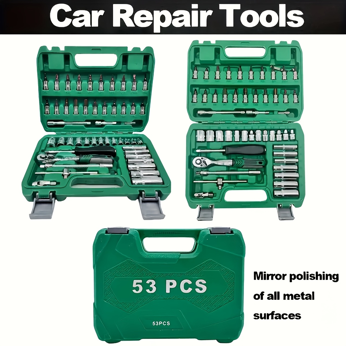 Caisse à outils de 53, 121, 151, 216 pièces – Image 11