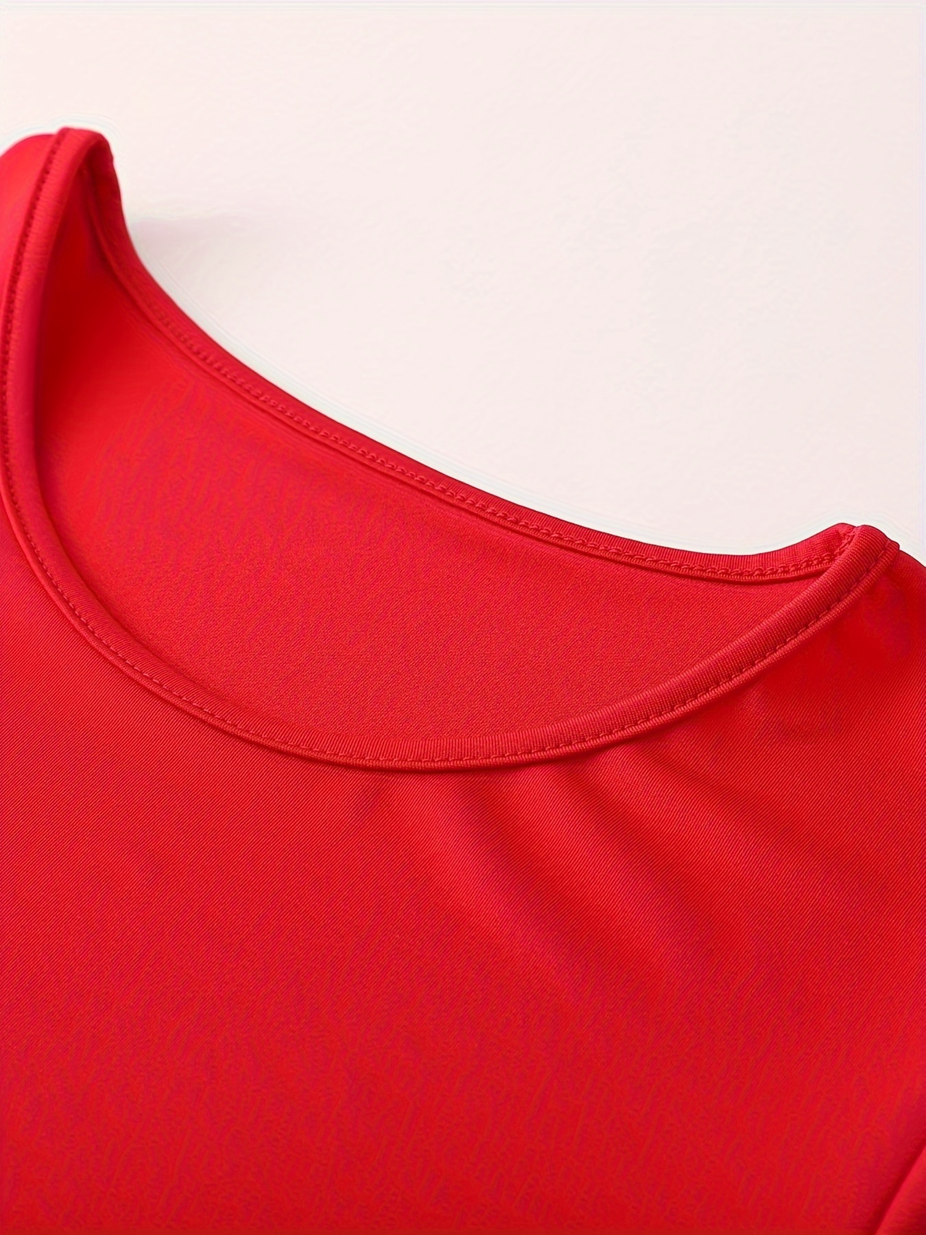 Robe élégante à manches courtes imprimé fleuri colorblock & étirement moyen – Image 3