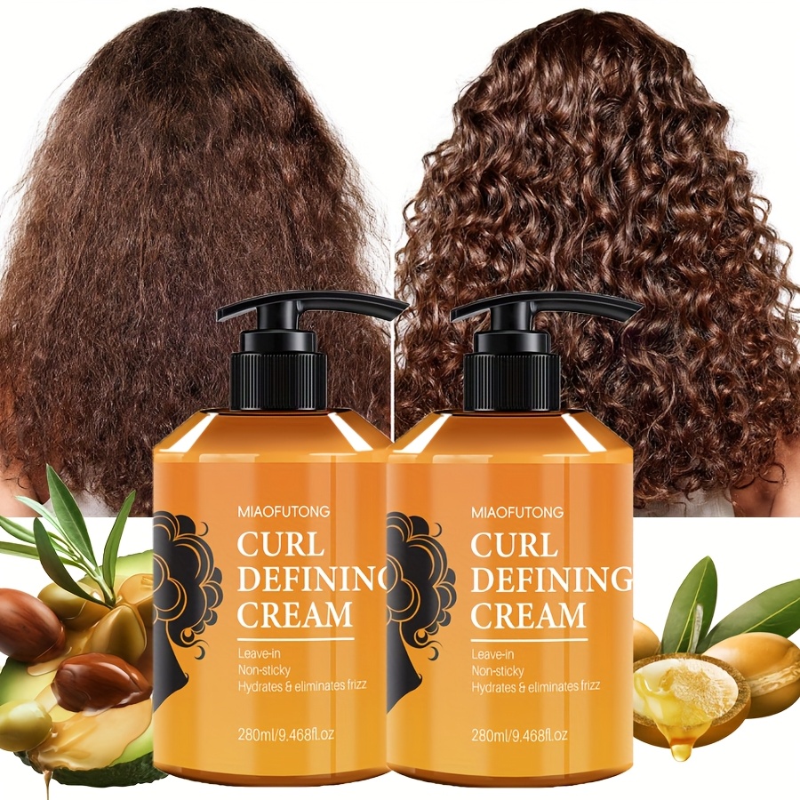 Pack de crèmes définissant les boucles