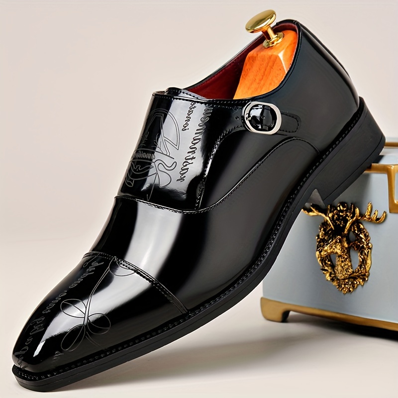 Chaussures élégantes avec boucle & motif – Image 13