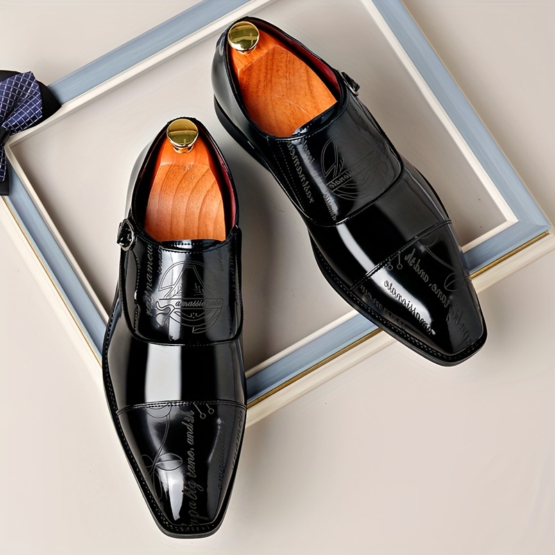 Chaussures élégantes avec boucle & motif – Image 4