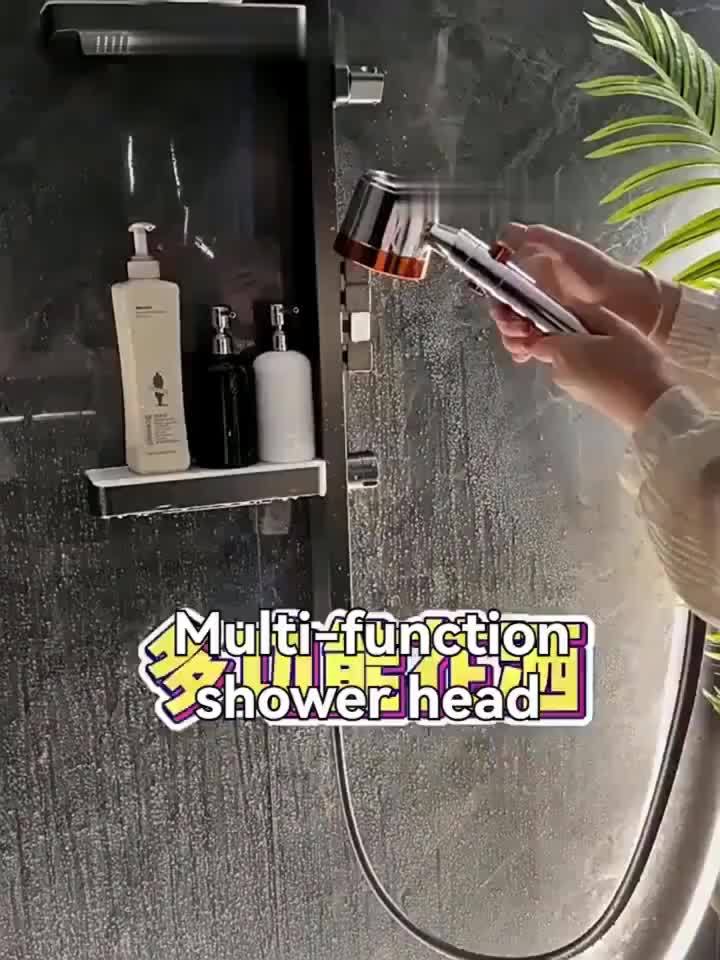 Douchette salle de bain à main réglable de luxe en 5 modes avec filtre – Image 17