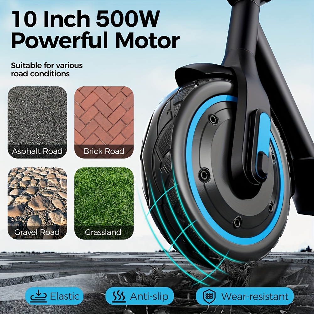 Trottinette électrique V10 avec pneu 10" – Image 9
