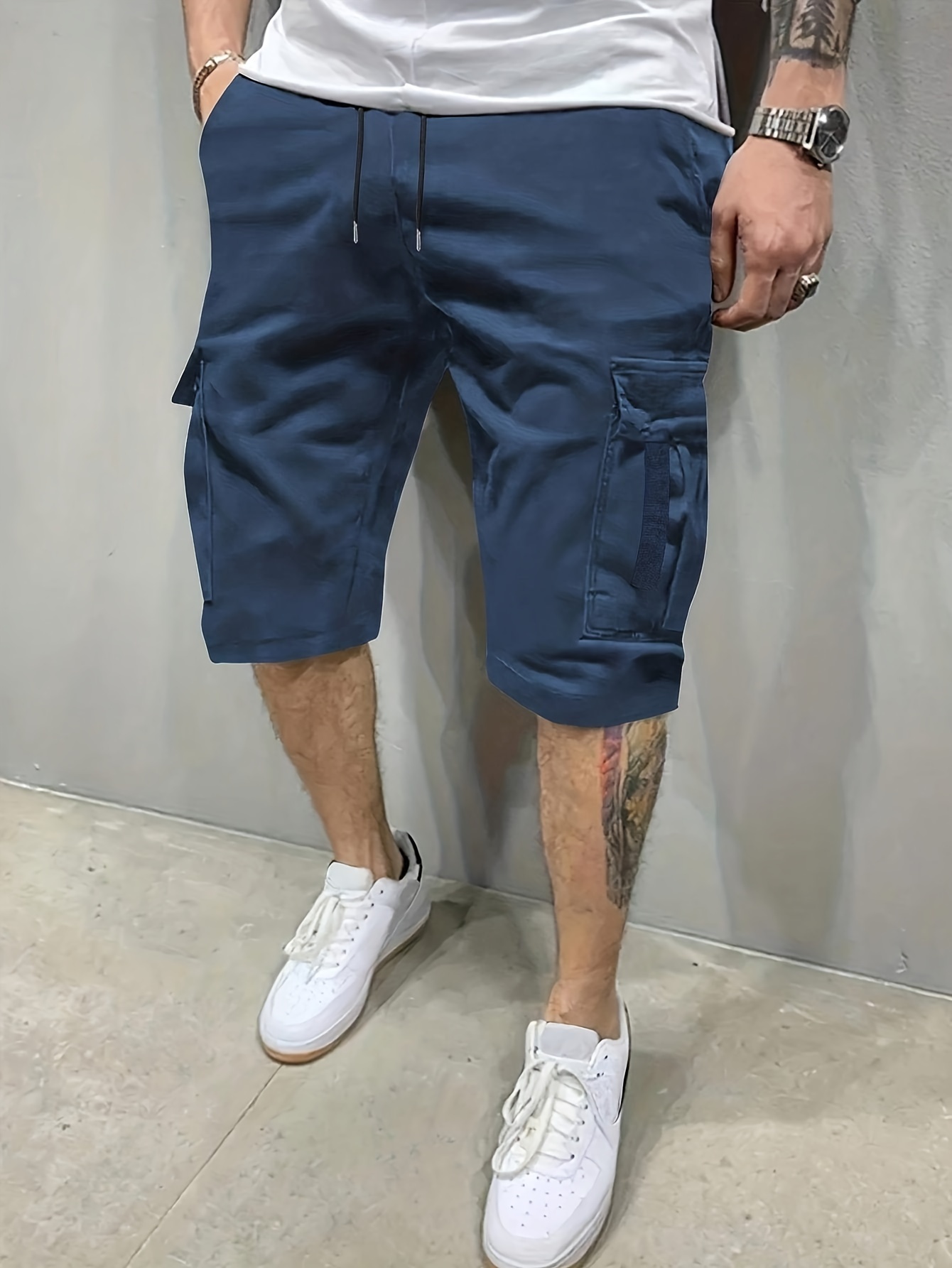 Short cargo avec cordon de serrage & poches – Image 8