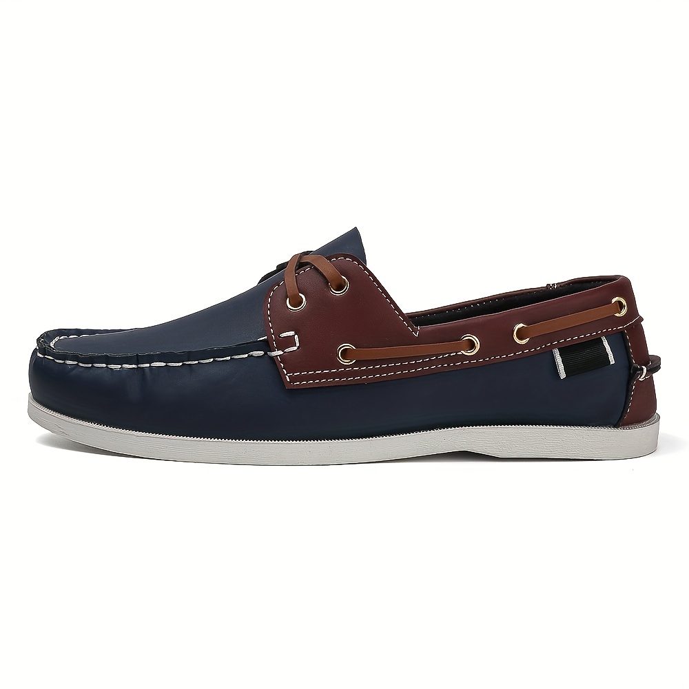 Mocassins à blocs de couleurs à enfiler à semelle souple vintage – Image 10