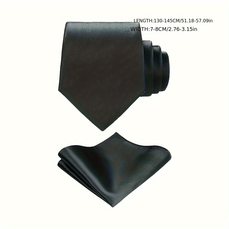 Cravate couleur unie & pochoir – Image 2