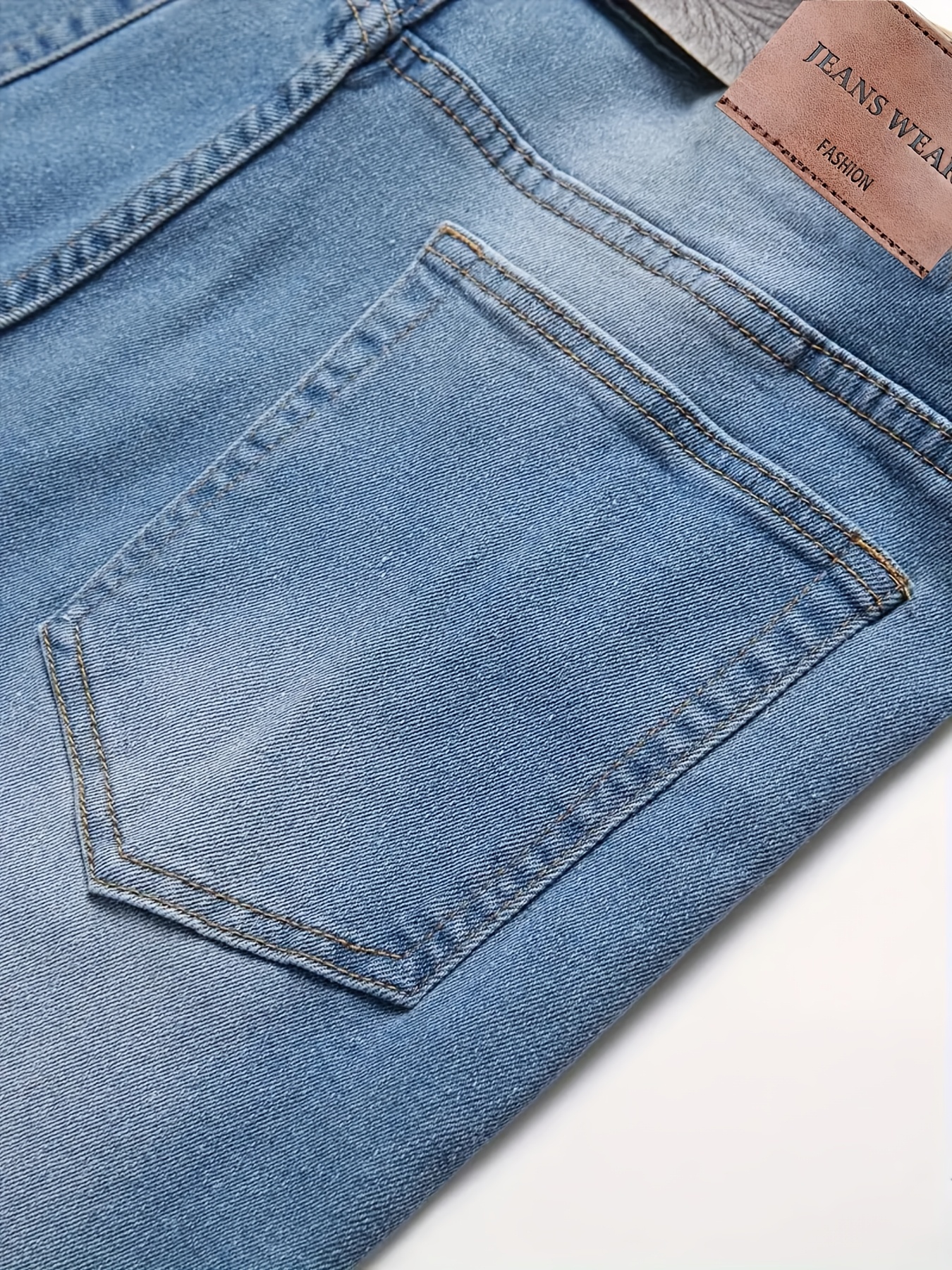 Baggy short en denim en tissu extensible doux – Image 5