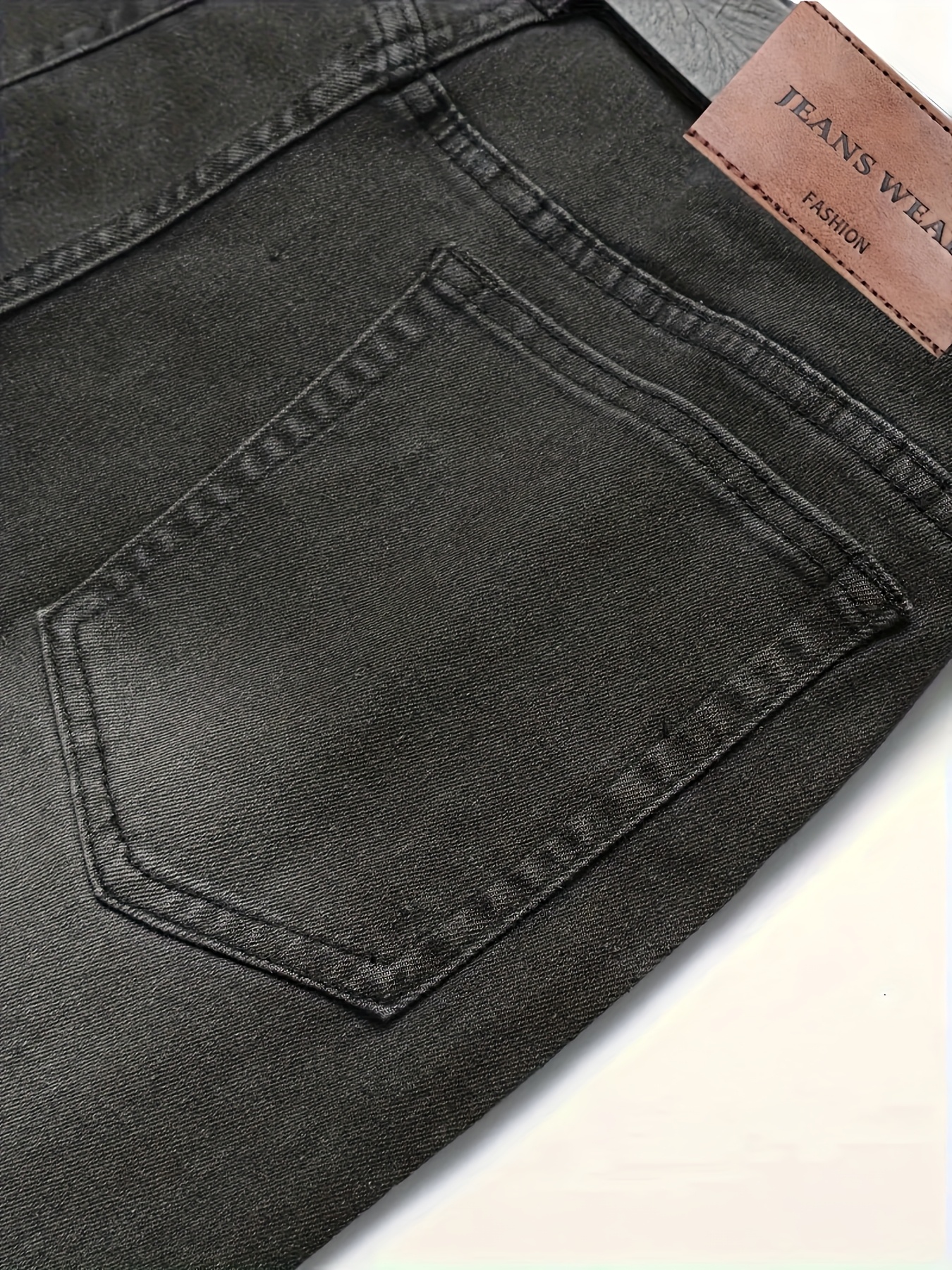 Baggy short en denim en tissu extensible doux – Image 6