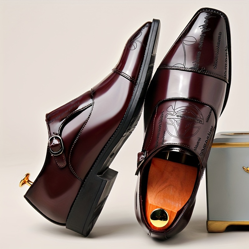 Chaussures élégantes avec boucle & motif – Image 5