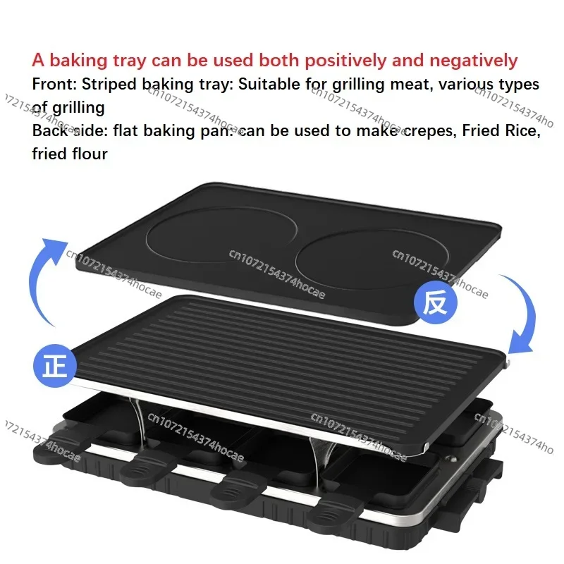 Appareil électrique à raclette pour 8 personnes – Image 6