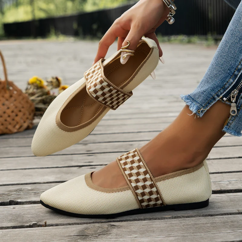 Ballerines élégantes à talons bas à bout pointu – Image 3