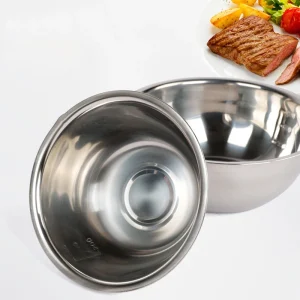 Bols à mélanger en acier inoxydable en 16 cm/20 cm/22 cm