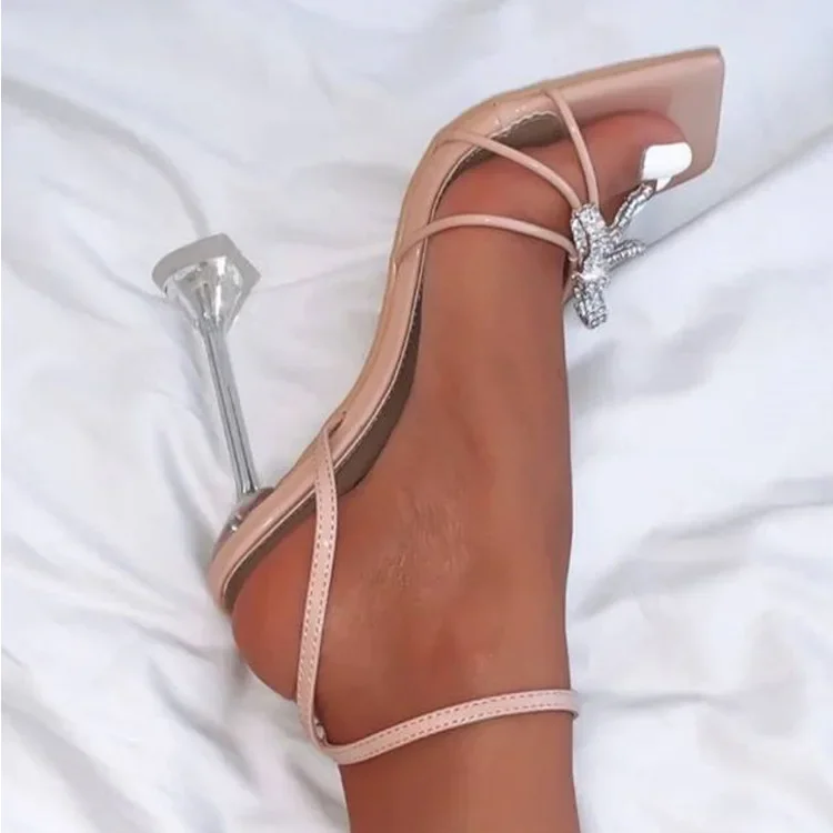 Chaussures à talons hauts à clous transfrontaliers – Image 2