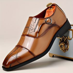 Chaussures élégantes avec boucle & motif