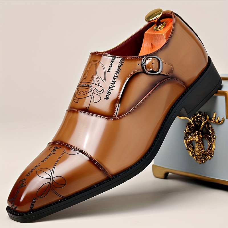 Chaussures élégantes avec boucle & motif