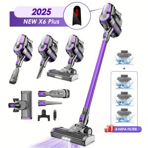 Aspirateur balai 250 watts sans fil 6 en 1 avec support mural
