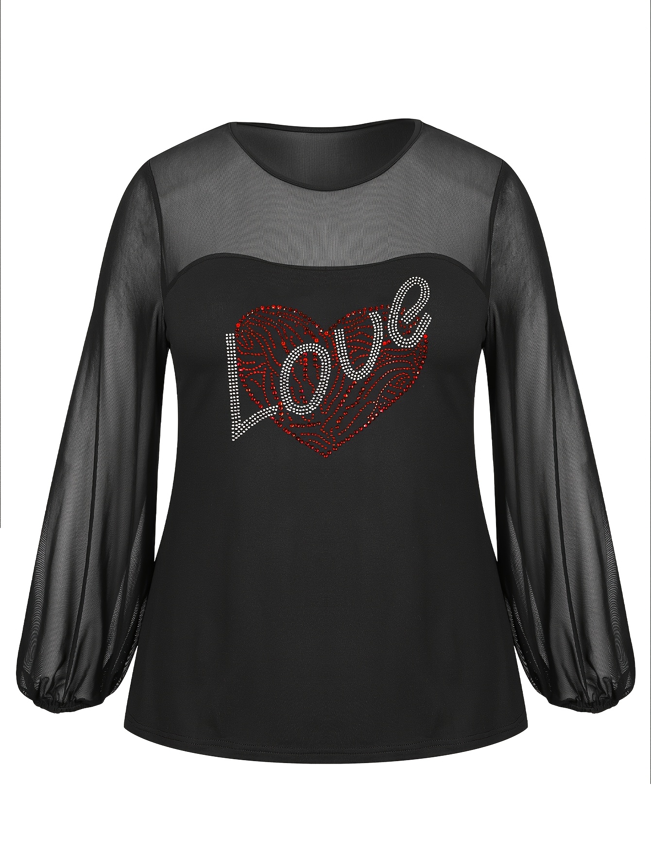 Haut sexy en maille & lettre d'amour saint valentin – Image 5