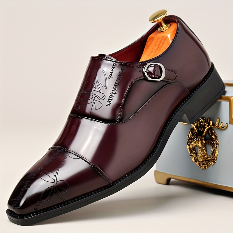 Chaussures élégantes avec boucle & motif – Image 12