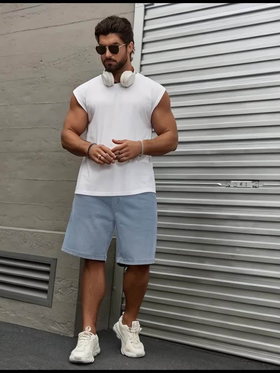 Baggy short en denim décontracté & confortables – Image 6