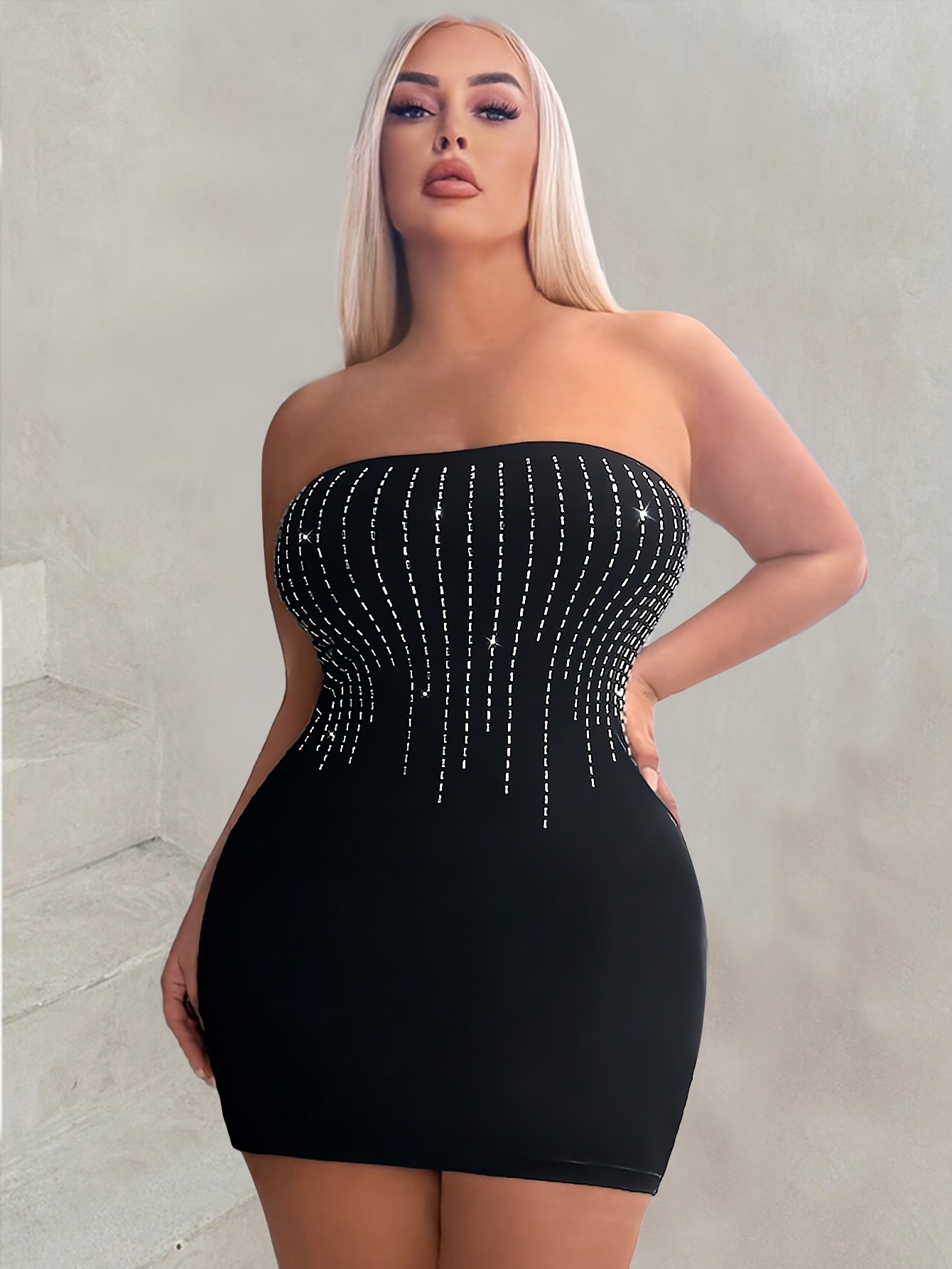 Robe sexy moulante top tubulaire