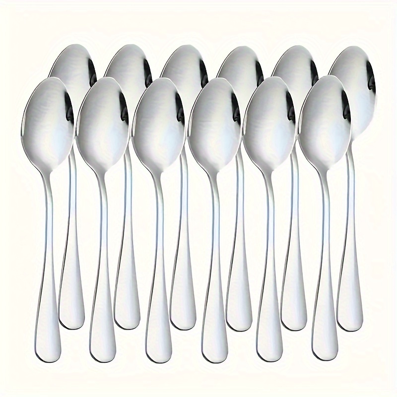 Cuillères à café en acier inoxydable par lot de 12 – Image 6