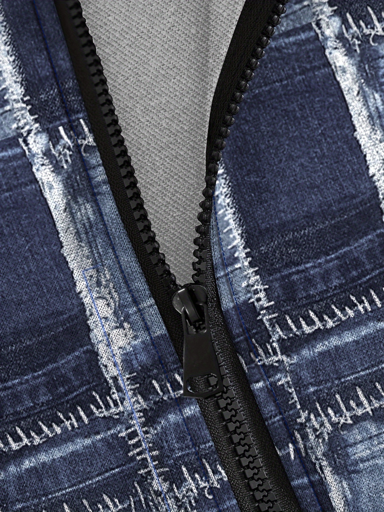 Ensemble de survêtement à capuche en polyester tricoté légèrement extensible – Image 4