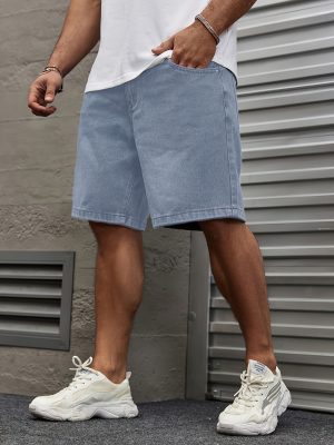 Baggy short en denim décontracté & confortables