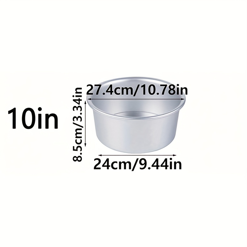 Moule à gâteau rond antiadhésif en alliage aluminium anodisé – Image 6