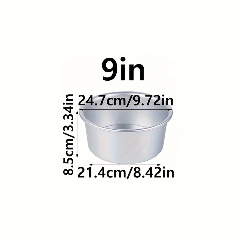 Moule à gâteau rond antiadhésif en alliage aluminium anodisé – Image 4