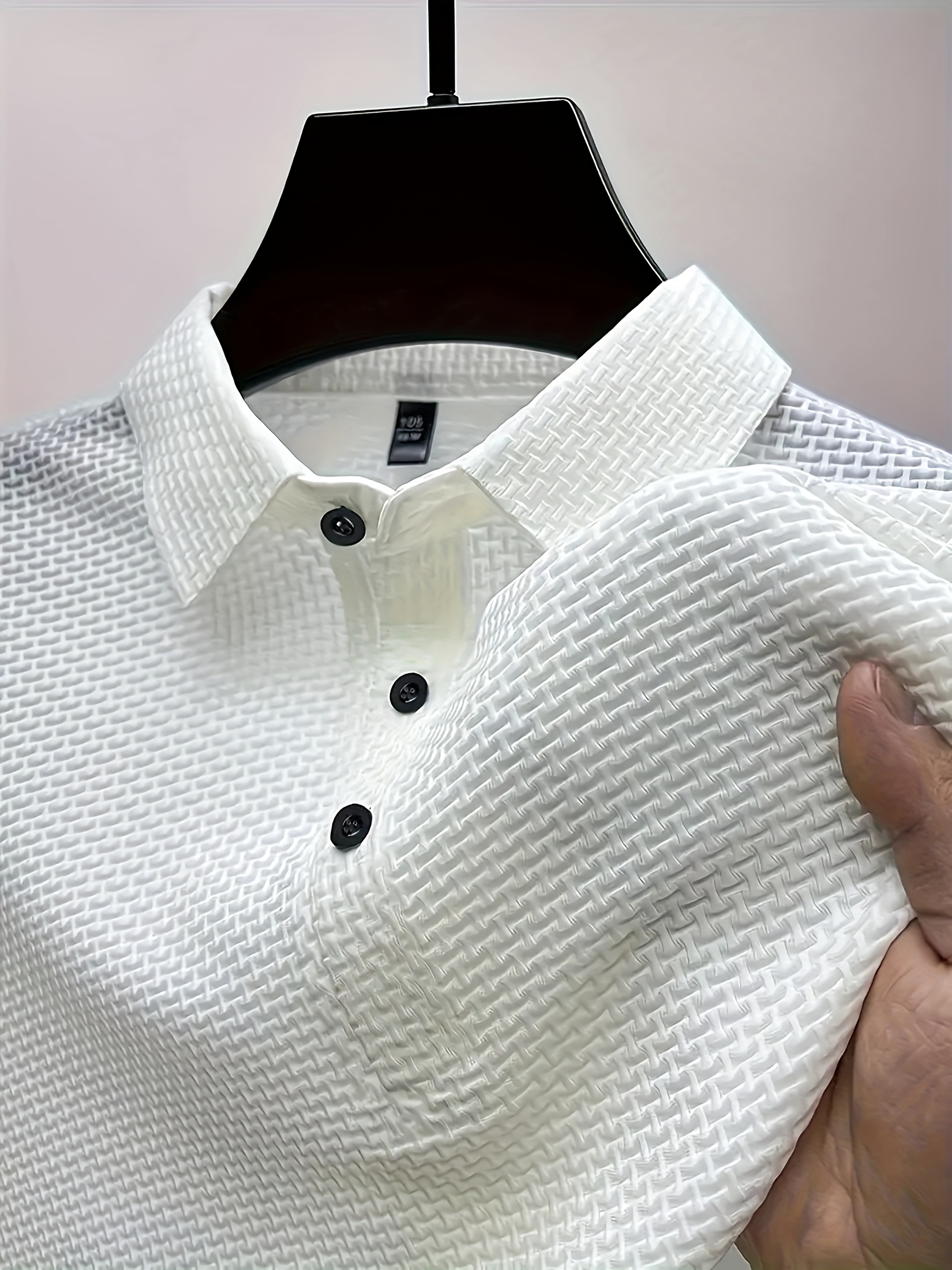 Polo à manches courtes en tissu tricoté – Image 5