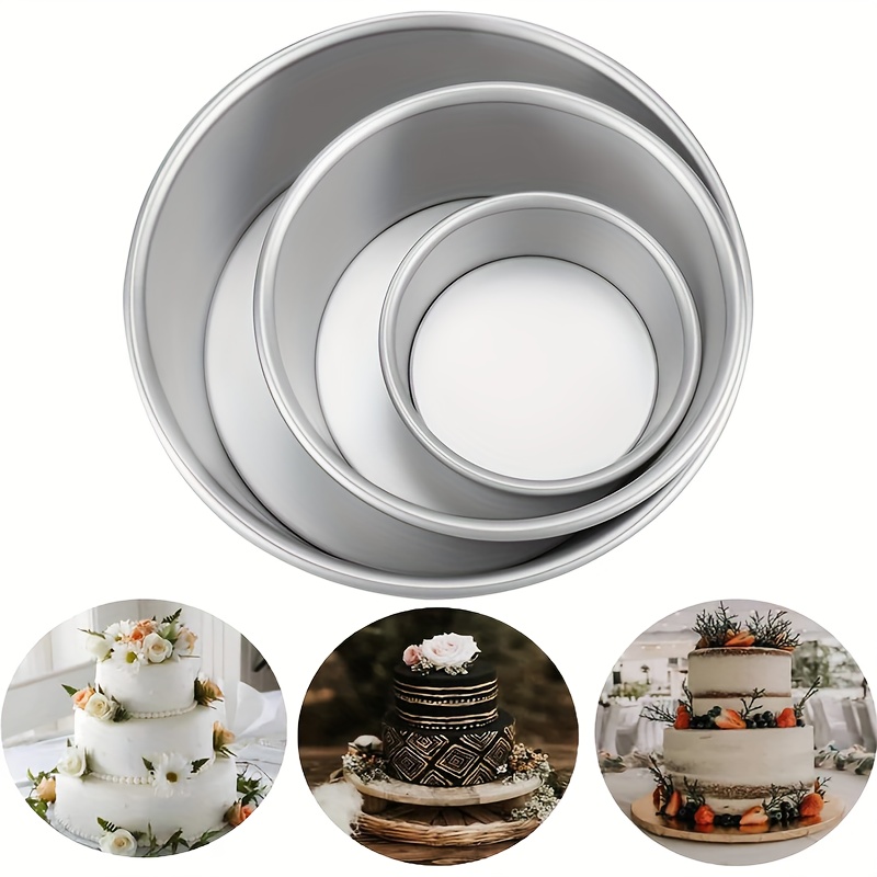 Moule à gâteau rond antiadhésif en alliage aluminium anodisé – Image 2