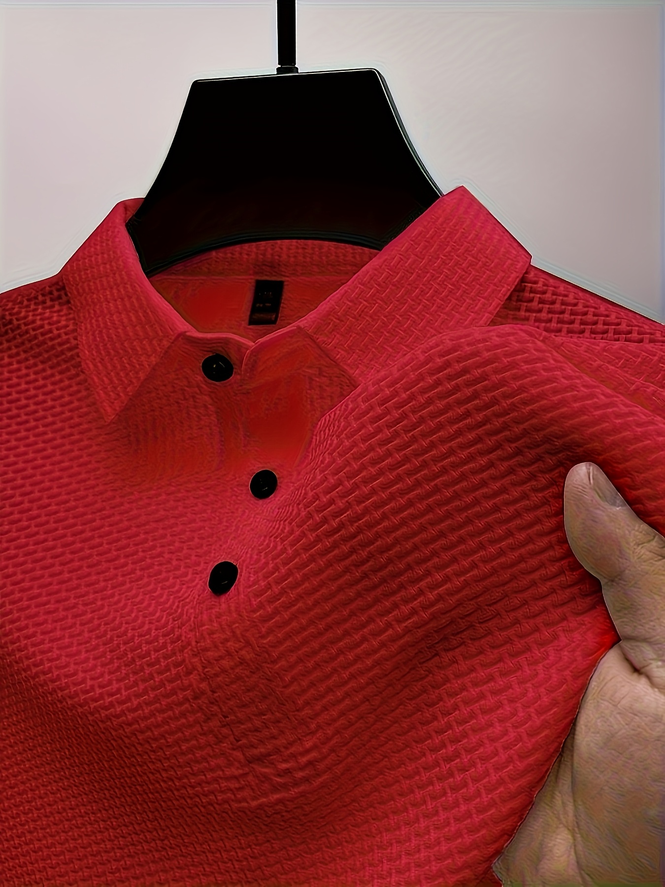 Polo à manches courtes en tissu tricoté – Image 10