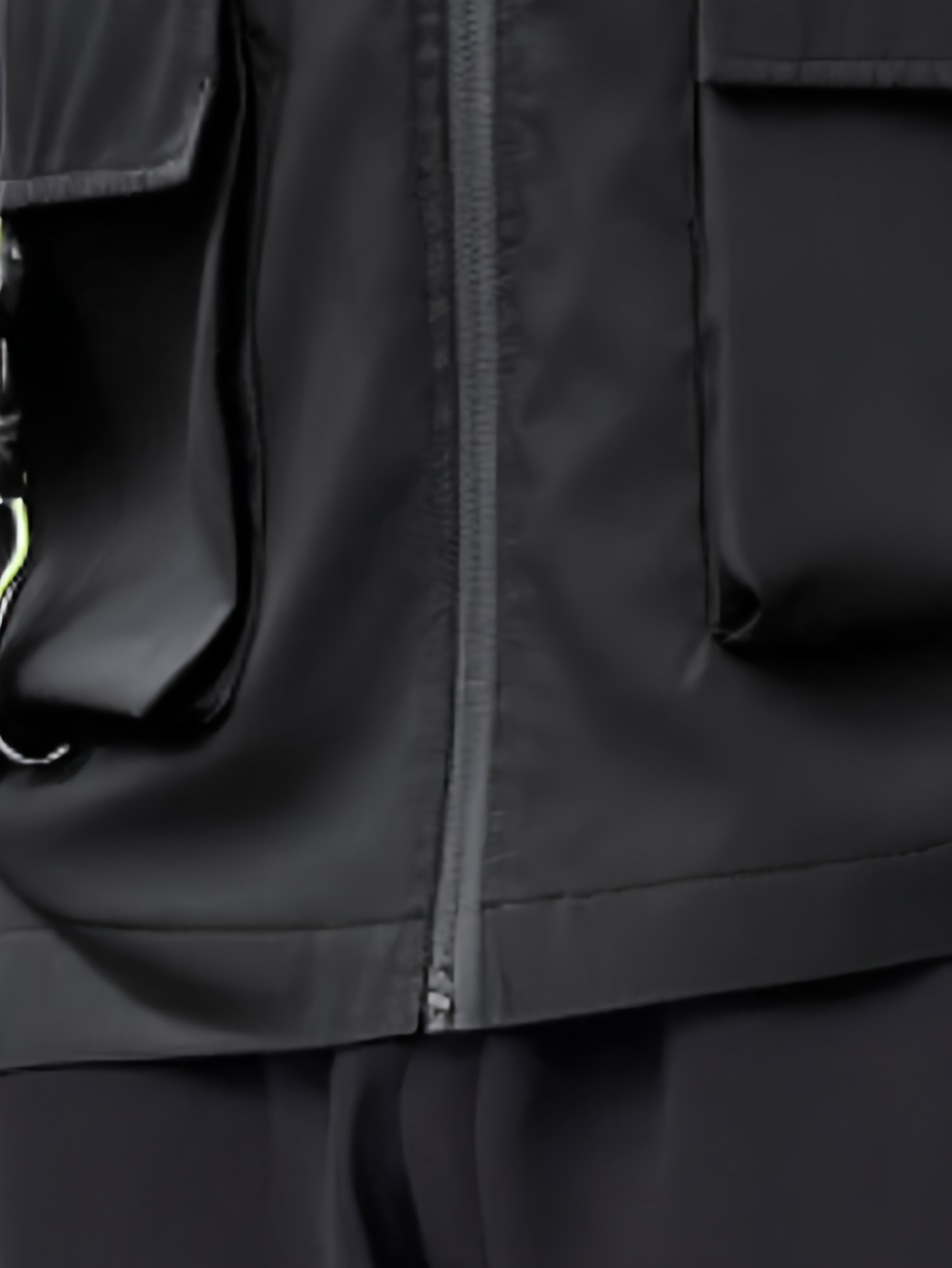 Gilet à capuche style cargo avec détail de fermeture éclair & bande réfléchissante – Image 4