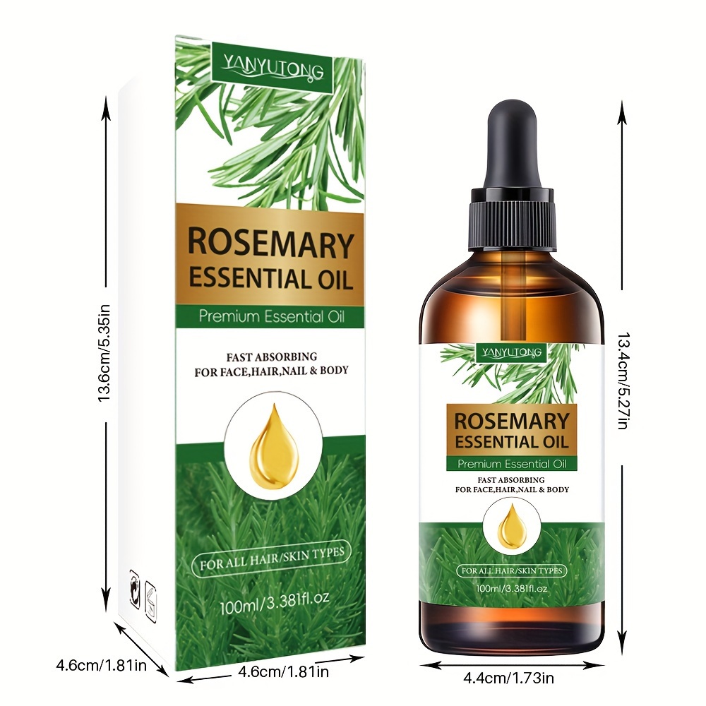 Huile essentielle soins capillaires au romarin avec glycérine en 100 ml – Image 3